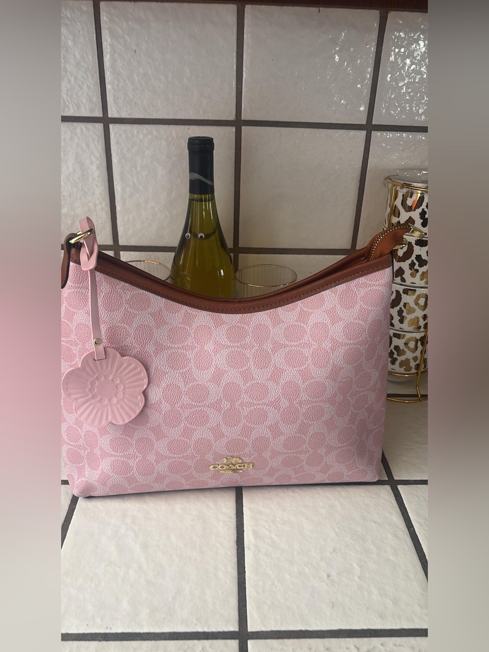 Women’s Shoulder Bag.  Not authentic is new. She have 2 strap